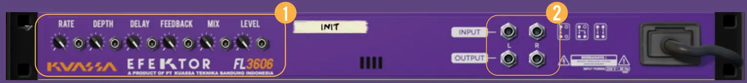 KUASSA Efektor FL3606 Guitar Effect Flanger-fig14