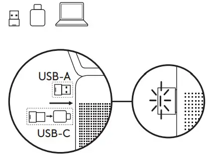 logitech Zone True Wireless - USB RECEIVER