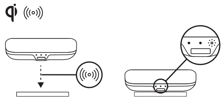 logitech Zone True Wireless - wireless charger