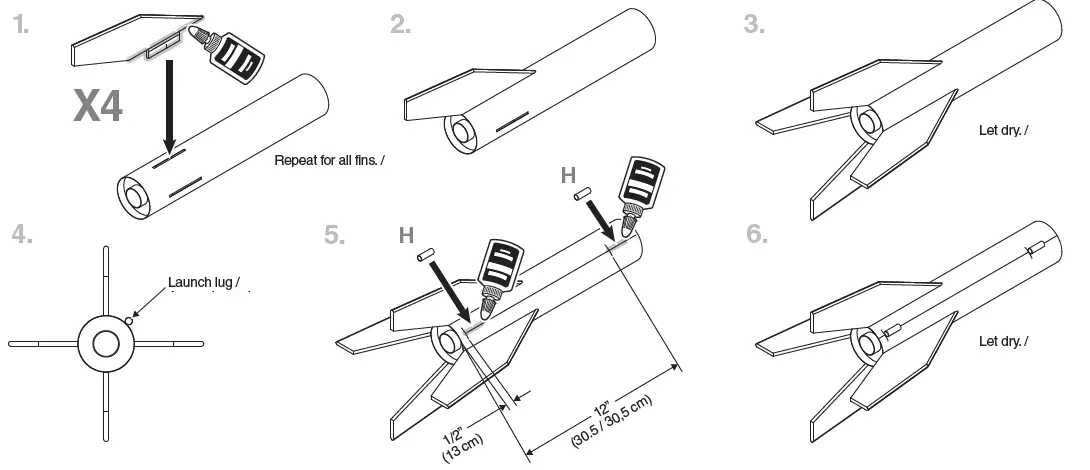 ESTES-9719-Super-Big-Bertha-Model-Rocket-FIG 9