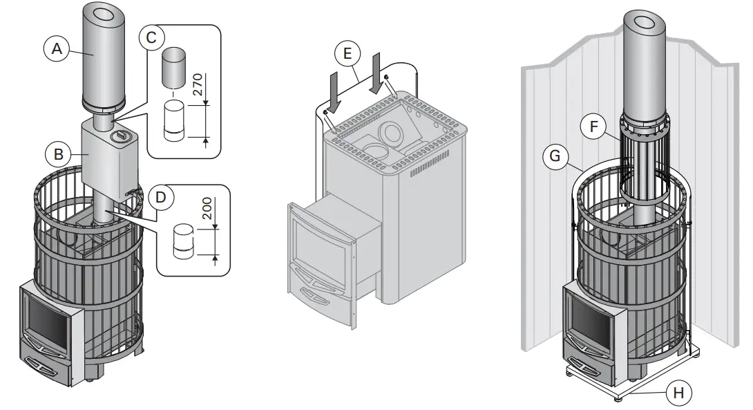 HARVIA-Duo-Glass-Wall-89-x-189-cm-Frame-fig-9