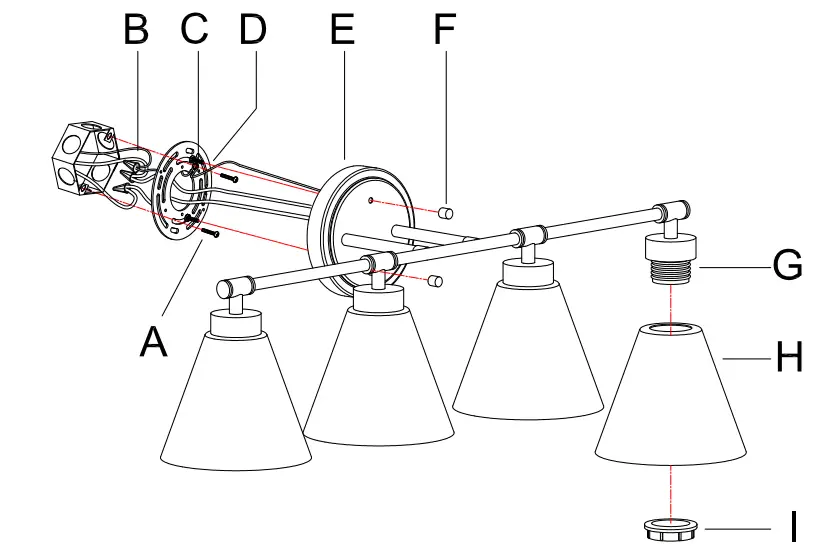 Uolfin-A04951W4-30-Inch-4-Light-Matte -and-Antique-Brass-Transitional-Vanity-Light-fig-3