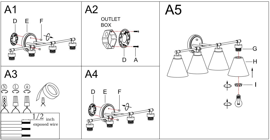 Uolfin-A04951W4-30-Inch-4-Light-Matte -and-Antique-Brass-Transitional-Vanity-Light-fig-4