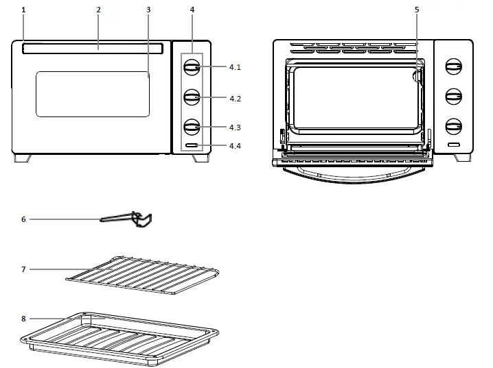 TOMADO-TEO3000S-Freestanding-Oven-FIG-1