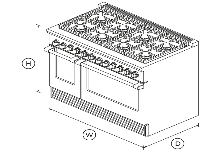 FISHER -PAYKEL-RDV2-488-N-N-48-Inch-Dual-Fuel-Range-8-Burners-fig-1