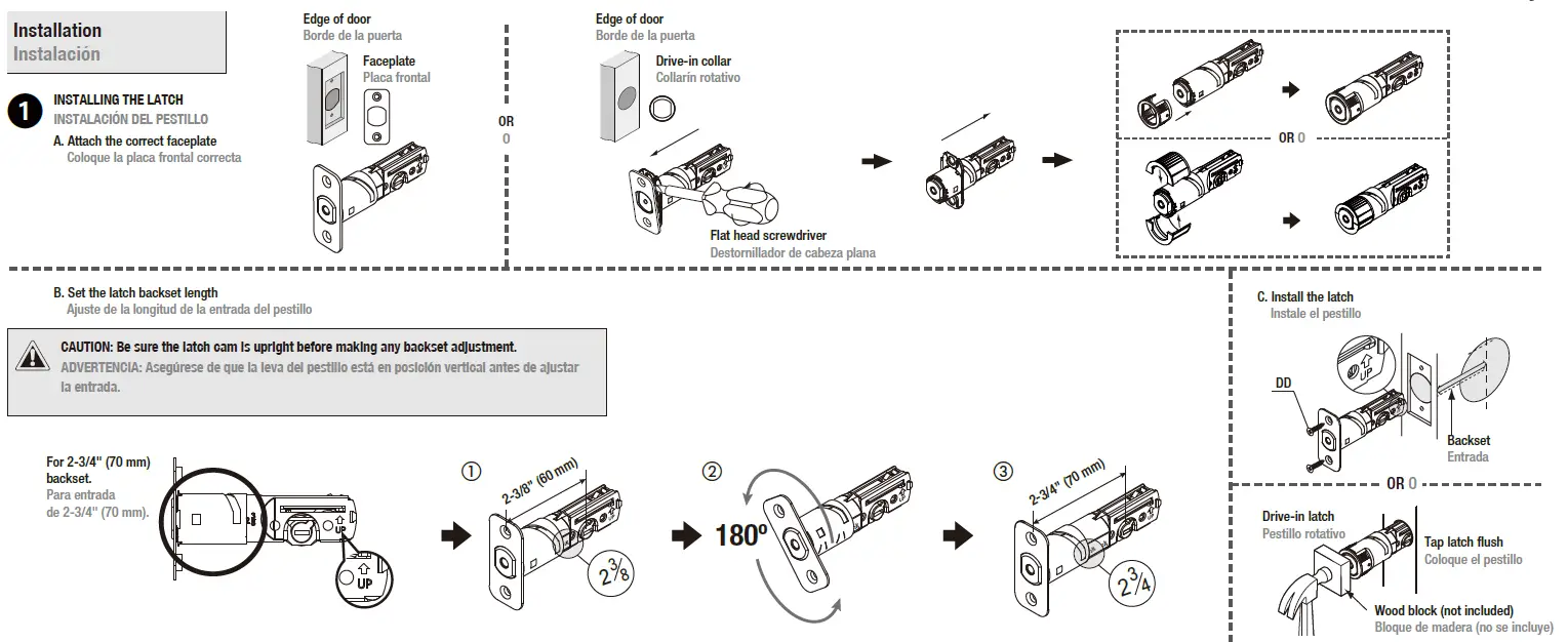 taymor 33-D5030BL Sliding Door Locks 7