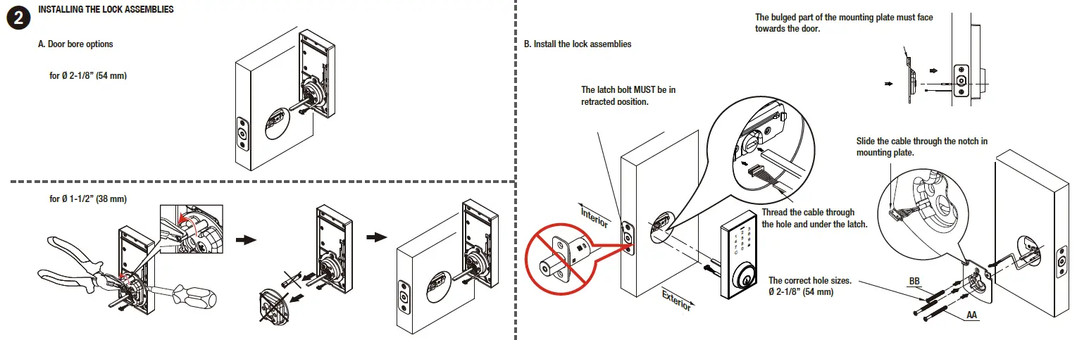 taymor 33-D5030BL Sliding Door Locks 8