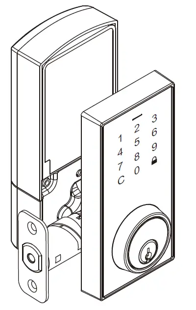 taymor 33-D5030BL Sliding Door Locks
