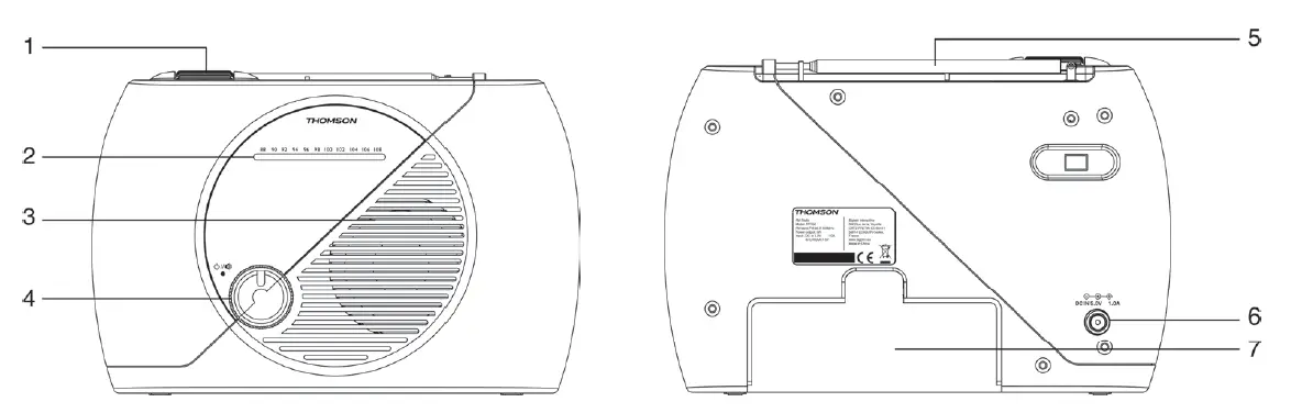 THOMSON-RT350-FM-Radio-Instruction-FIG-2