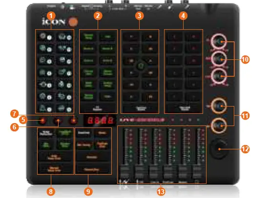 iCON PD3V100 Audio Mixer Usb Interface 02
