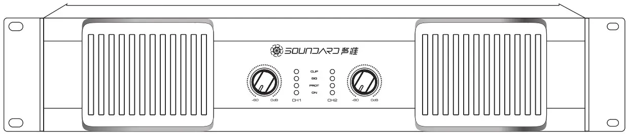 sae audio A Series Power Amplifier - Figure 1