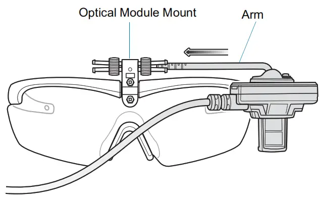 ZEBRA HD4000 Head Mounted Display - Module Mount 2