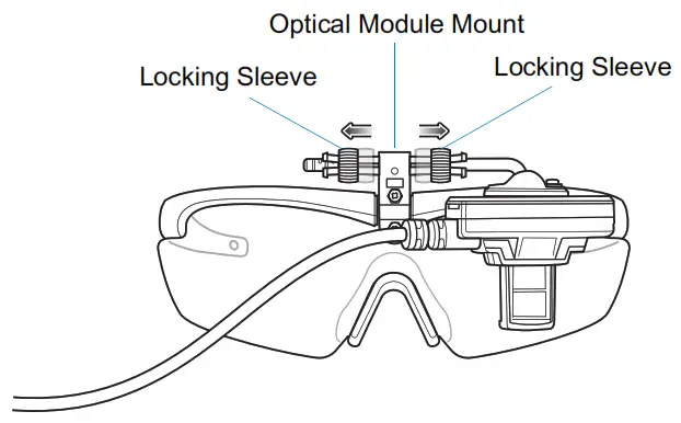 ZEBRA HD4000 Head Mounted Display - Module Mount 3