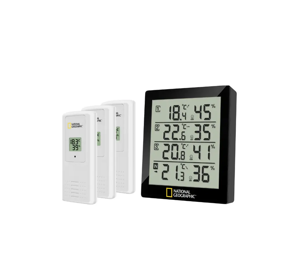 National Geographic 9070200 Thermometer And Hygrometer Instruction Manual