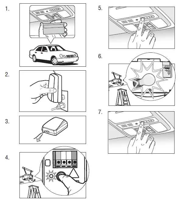 HomeLink 114-5816-000 Garage Door Opener Transmitter 2