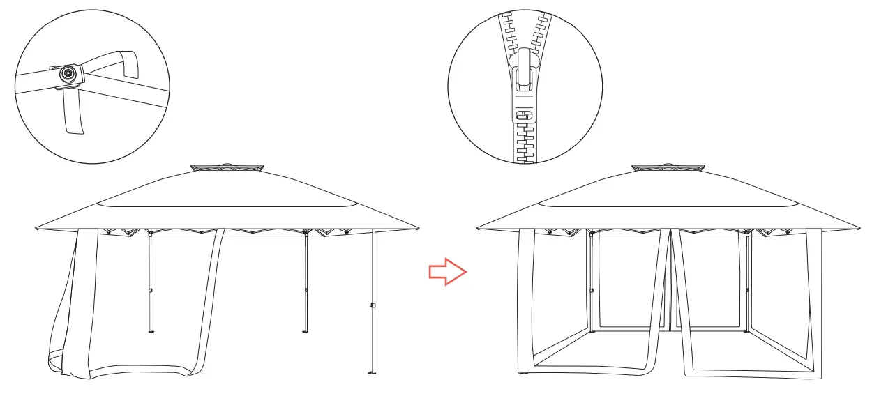 Lowe s 61384127 Pop up Gazebos - fig6