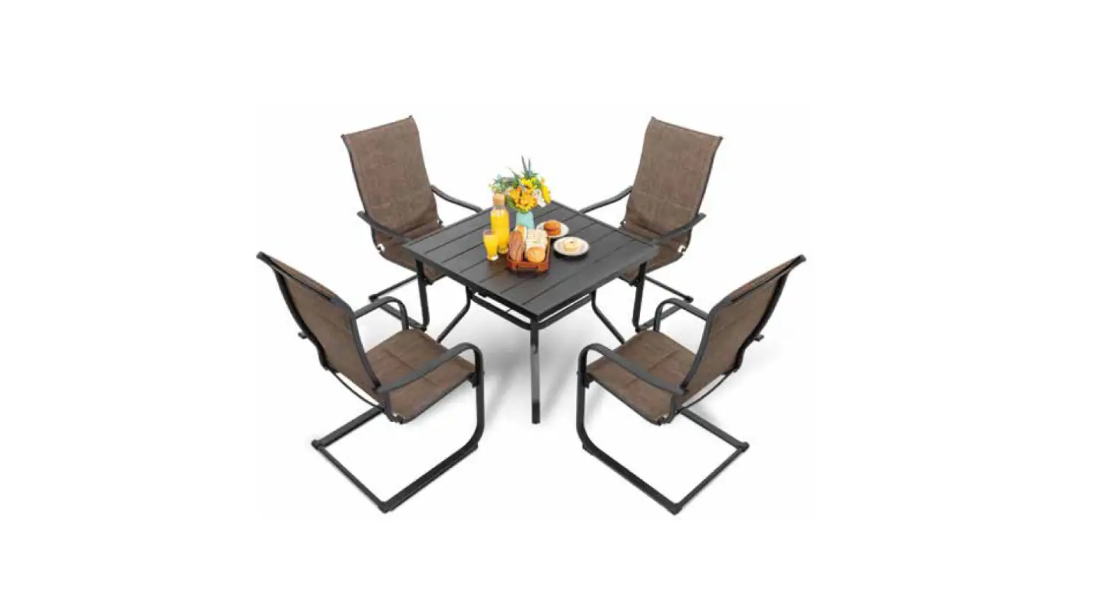 Nuu Garden Sd003-t2 5pcs Iron Dining Set Instruction Manual