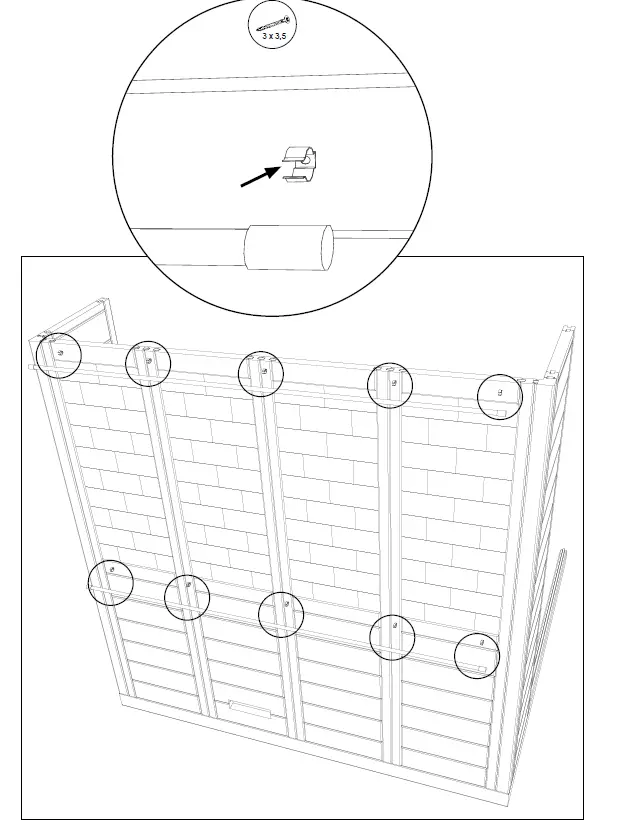 sentiotec 1-052-962 Solid Wood Sauna 13