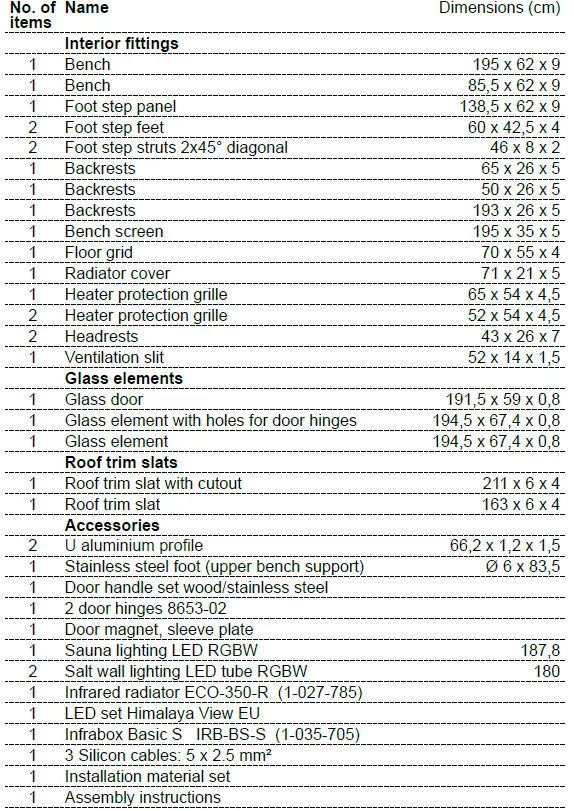sentiotec 1-052-962 Solid Wood Sauna 29