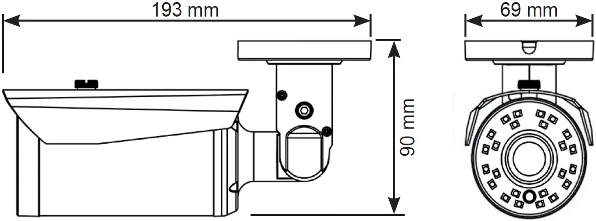 VIMAR 4651.2812ES Elvox TVCC AHD Day and Night Bullet Camera 07