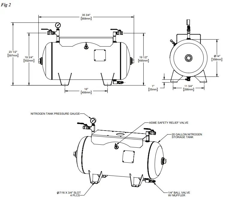 POTTER INS 600 Wall Mountable Nitrogen Generator - Fig 1