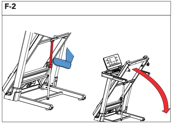 Unfolding and folding the equipment