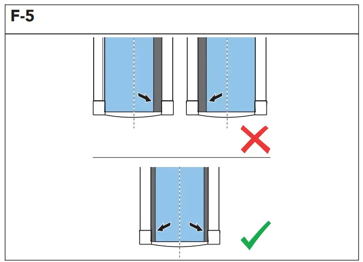To set running belt tracking