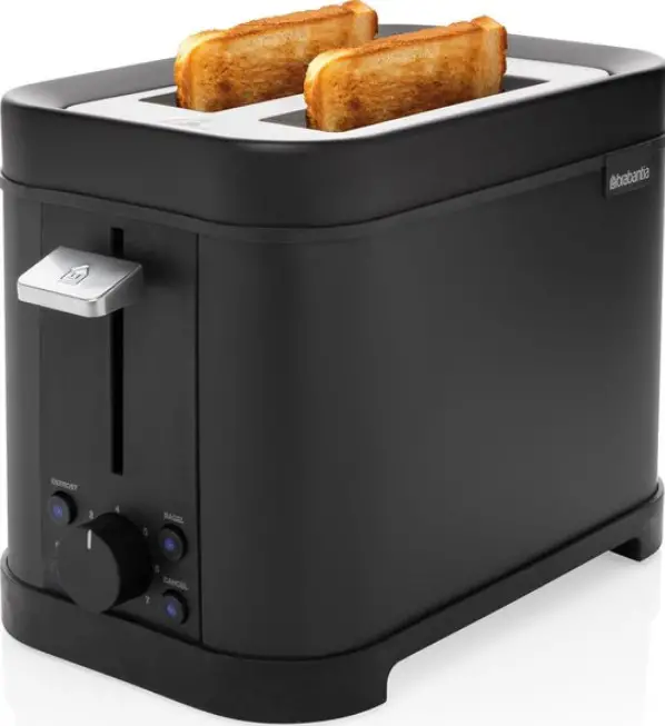 brabantia D2-2B 2S Dark Gray Toaster
