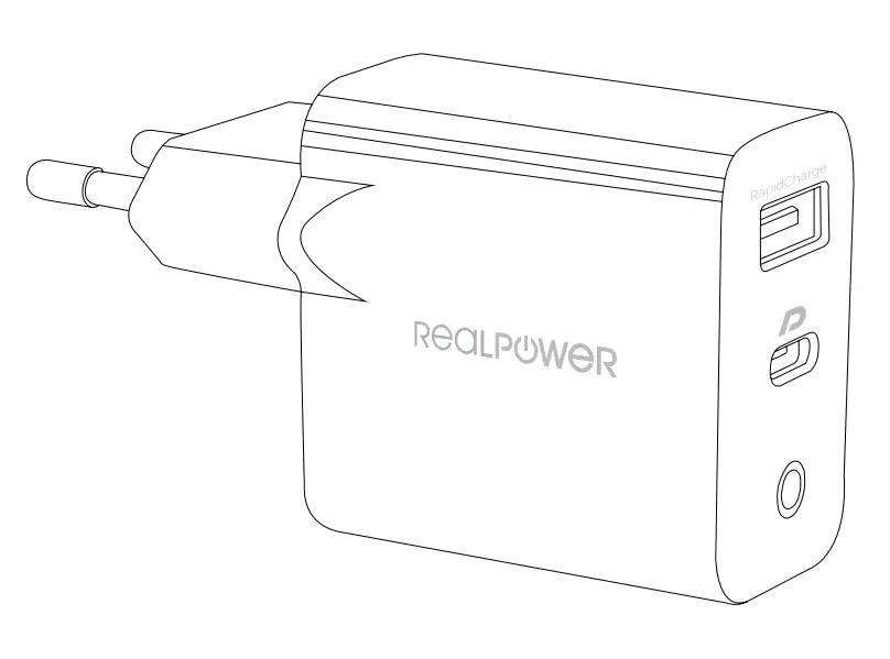 REALPOWER PC-20 20w USB Charger