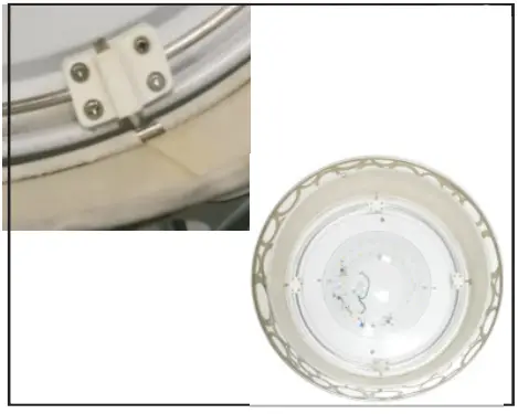 AKEZON-14-Inch-LED-Flush-mount-light-Drum-fig-5