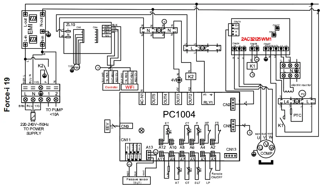 EVO HEAT EVO Force-i Inverter Pool and Spa Heat Pump - Diagrams3