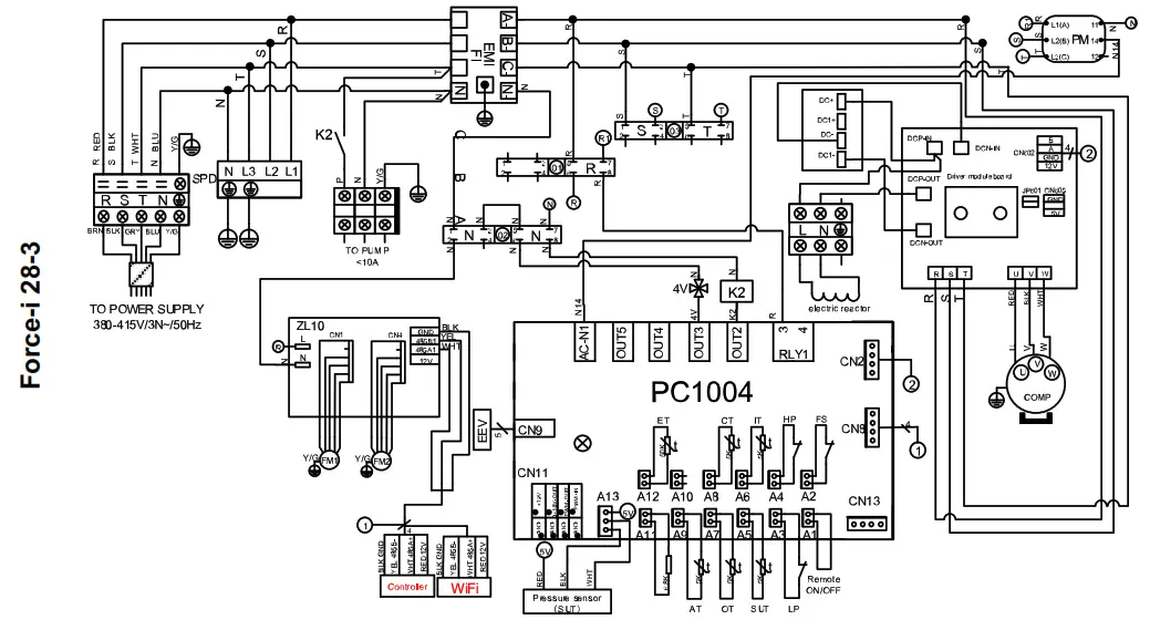 EVO HEAT EVO Force-i Inverter Pool and Spa Heat Pump - Diagrams5