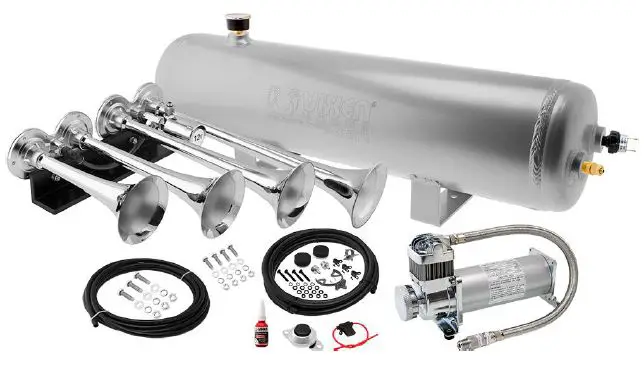 VIXEN-VXO8330APRO-4124XC-Trumpet-Train-Air-Horn-Chrome-Plated-product