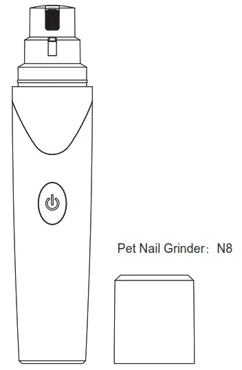 PATPET Pet Nail Grinder N8 - Cover