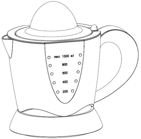 MateStar MAT-3321 Citrus Juicer