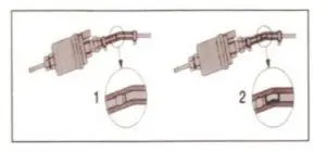 Connection of Oil Pipe points