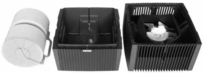 VENTA AIRWASHER User Manual - Check both the upper housing and the motor for any cracks or damages