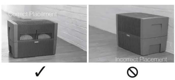 VENTA AIRWASHER User Manual - Now it’s time to set up the Airwasher