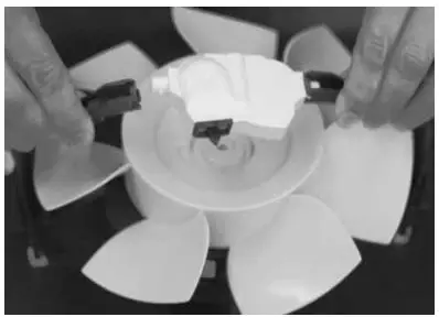 VENTA AIRWASHER User Manual - place it between the motor housing arms