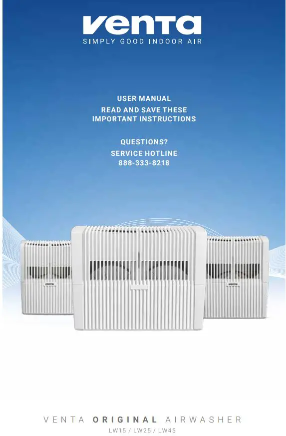 VENTA AIRWASHER User Manual