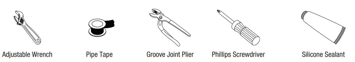 PROFLO PFWSC8860 Two Handle Widespread Lavatory Faucet Instructions - Tools You Need