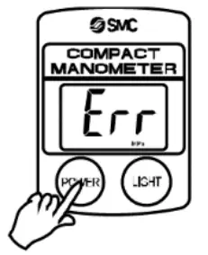 SMC PPA100 Compact Manometer AR Regulator - Initial
