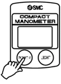 SMC PPA100 Compact Manometer AR Regulator - Power OFF