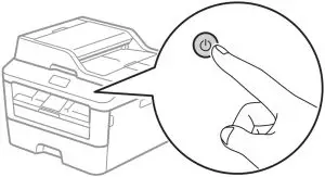 Connect the power cord and turn on the machine