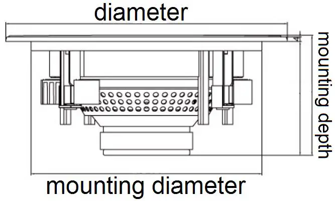 Power Dynamics CSAG-T Series 952.520 Ceiling Speaker - INSTALLATION