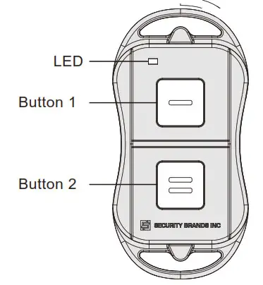 SECURITY BRANDS 14R300 300-MHz Transmitter- Reciver