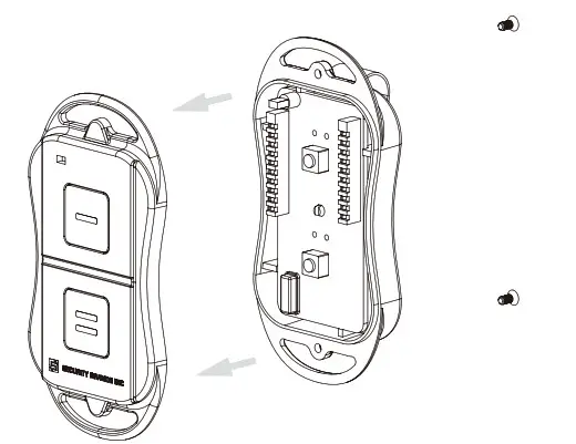 SECURITY BRANDS 14R300 300-MHz Transmitter- Two Screws