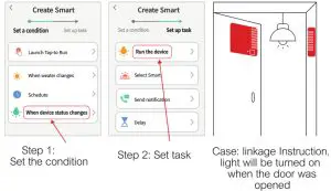 Shenzhen Ariza Electronic F02 Door Alarm - Linkage Instruction