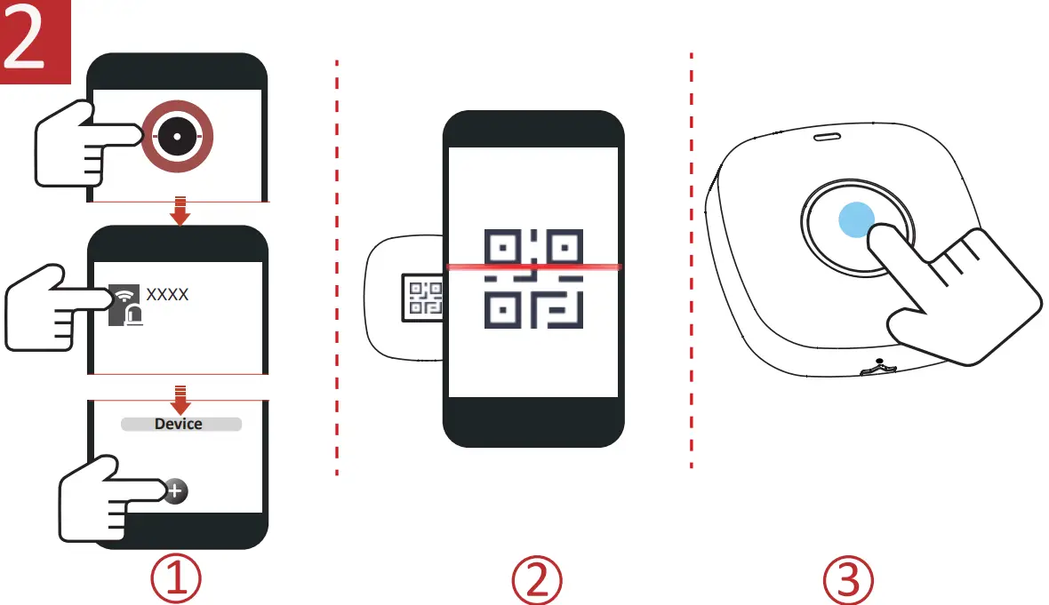 HIKVISION DS PDEB1 EG2 WB(B) Wireless Emergency Button - ENROLLMENT