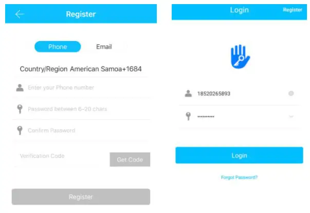 Guangzhou Weshine Electronic Technology S1 TTB Smart Lock- Connect lock to the phone